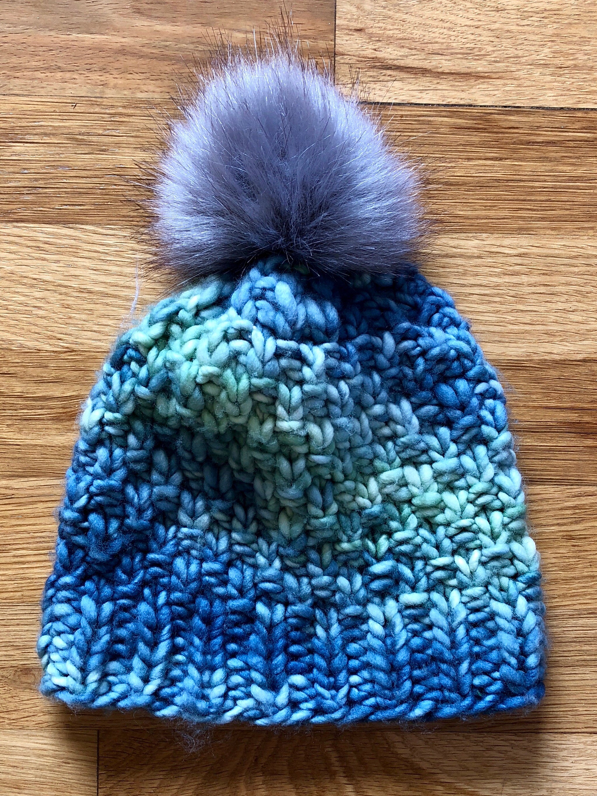 Luxury Merino Adult Hat – Hand Knit by Hailey display picture 1